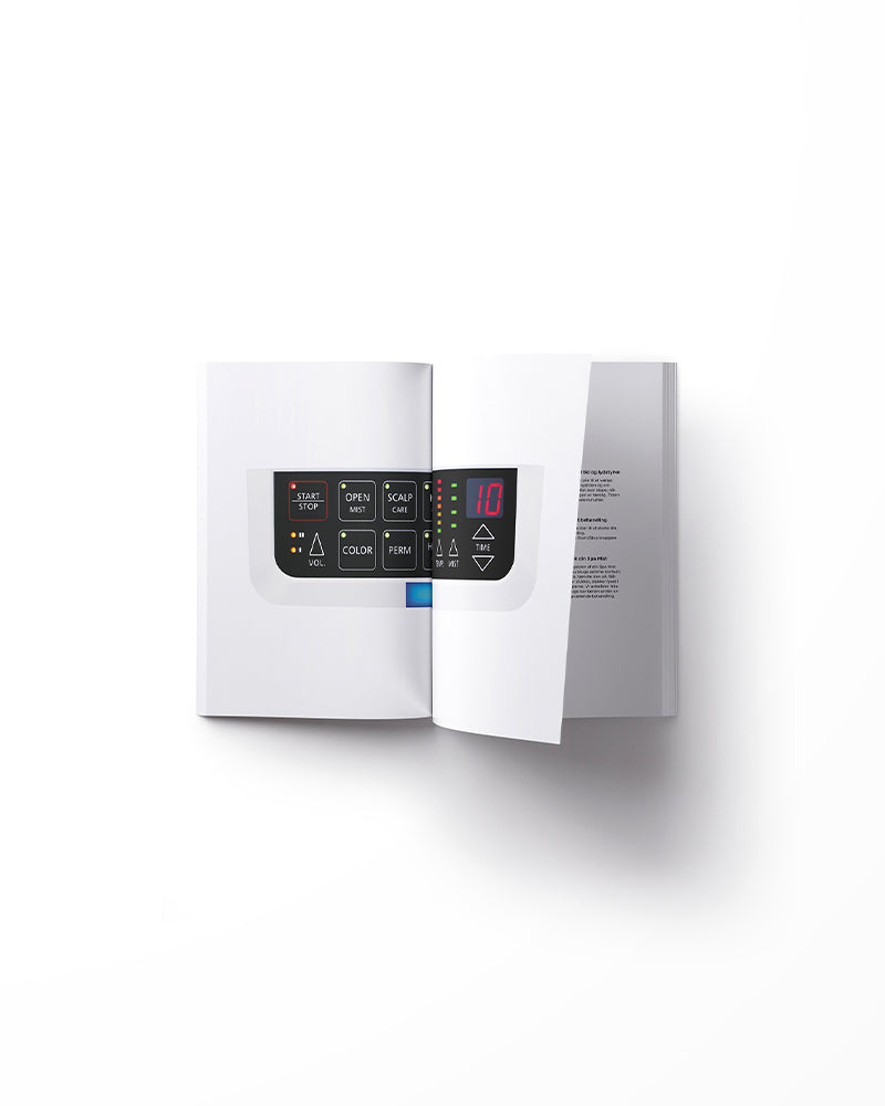 Head Spa - Exclusive wellness equipment - Hardcover book